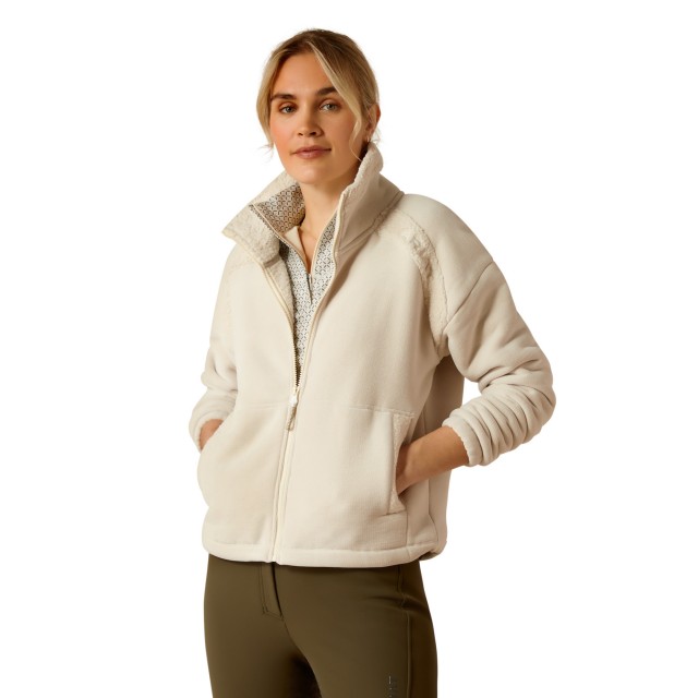 Ariat Women's Lafayette Full Zip Fleece (Summer Sand)