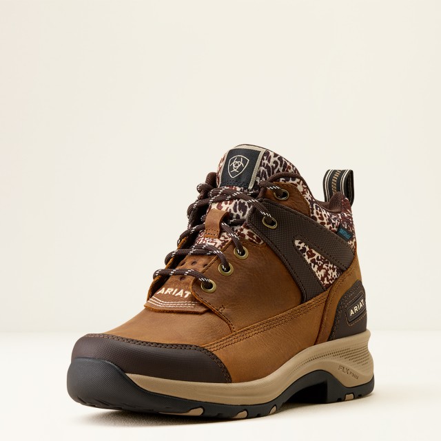 Ariat Women's Terrain Trek Waterproof Boot (Natural Tan/Tan Mixed Animal Print)