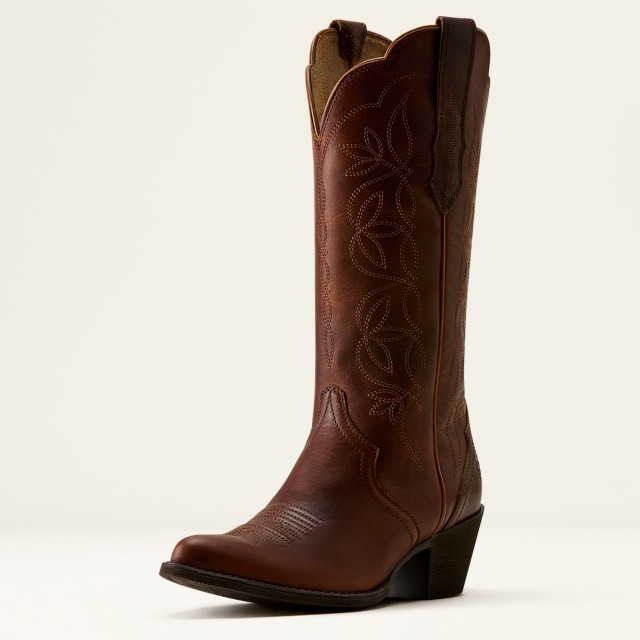 Ariat Women's Heritage Blossom J Toe Western Boot (Vintage Caramel)