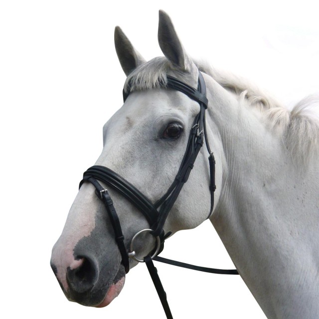 Mark Todd Double Raised Bridle (Black)