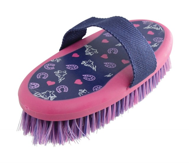 HySHINE Hy Print Body Brush (Navy/Pink)