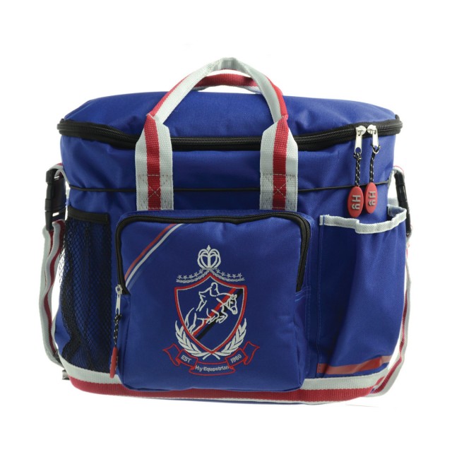 HySHINE Pro Grooming Bag (Navy, Red & Grey)