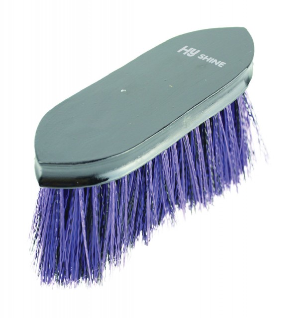 HySHINE Wooden Flick Dandy Brush (Black/Purple)