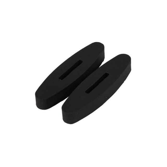 JHL Rubber Rein Stops 2 Pack (Black)