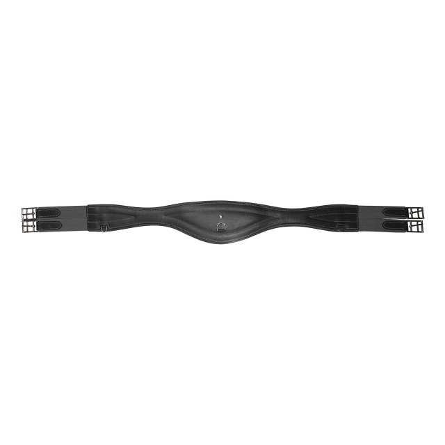 Mark Todd Deluxe Leather Elasticated Girth (Black)