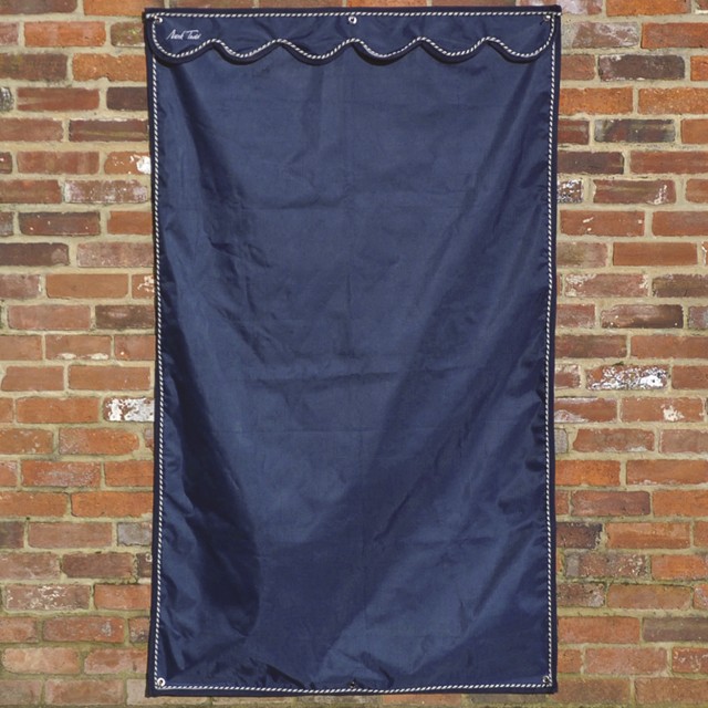 Mark Todd Large Stable Door Drape (Navy & Silver)