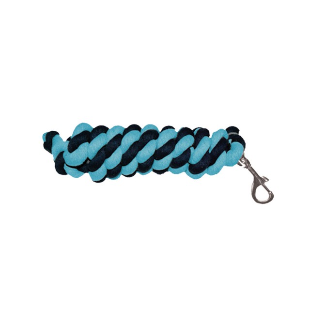Mark Todd Cotton Lead Rope (Navy & Aqua)