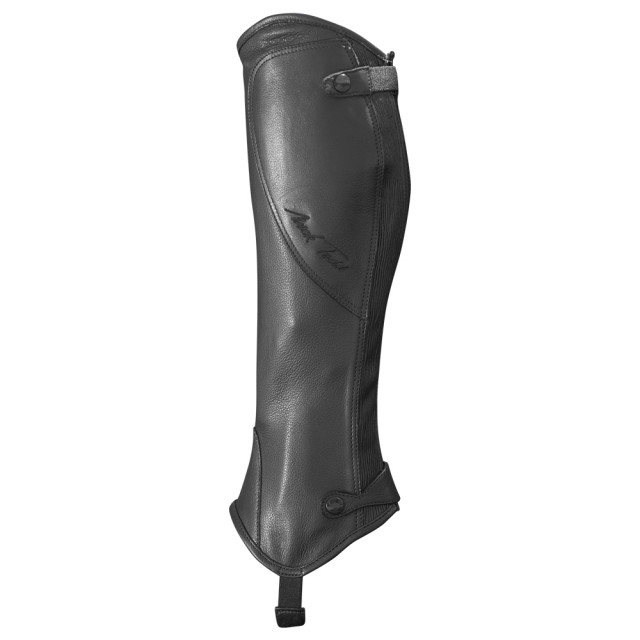 Mark Todd Adults Close Fit Soft Leather Chaps Black