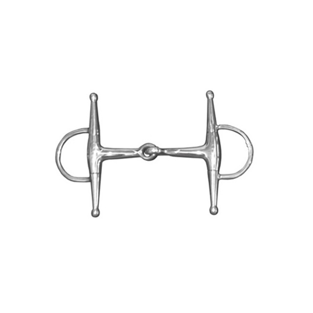 JHL Pro Steel Eggbutt Full Cheek Jointed Snaffle