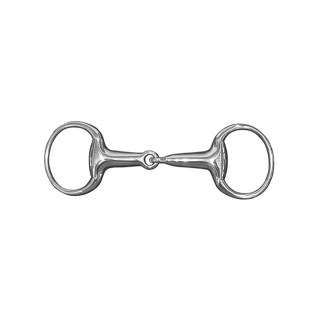 JHL Pro Steel Lightweight Hollow Mouth Eggbutt Snaffle