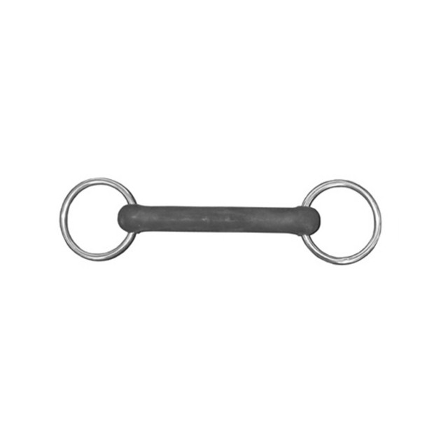 JHL Pro Steel Flexible Rubber Snaffle