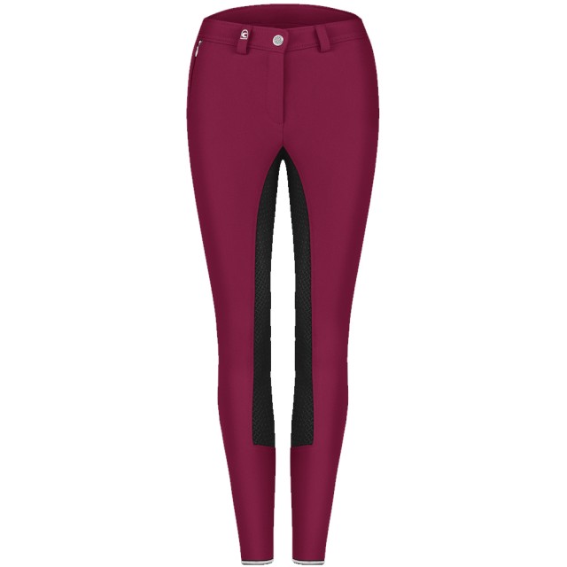 Cavallo Ladies Cosima Grip Art Breeches (Dark Fuchsia/Black)