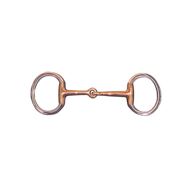 JHL Pro Steel Copper Mouth Eggbutt Snaffle