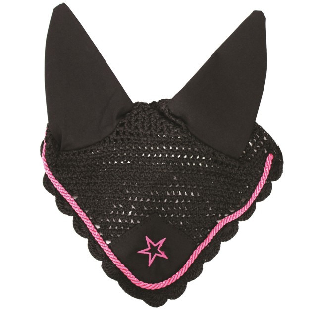 JHL Star Fly Veil (Black & Pink)