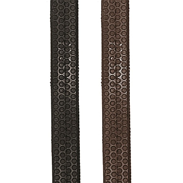 JHL PRO Rubber Grip Reins (Brown)