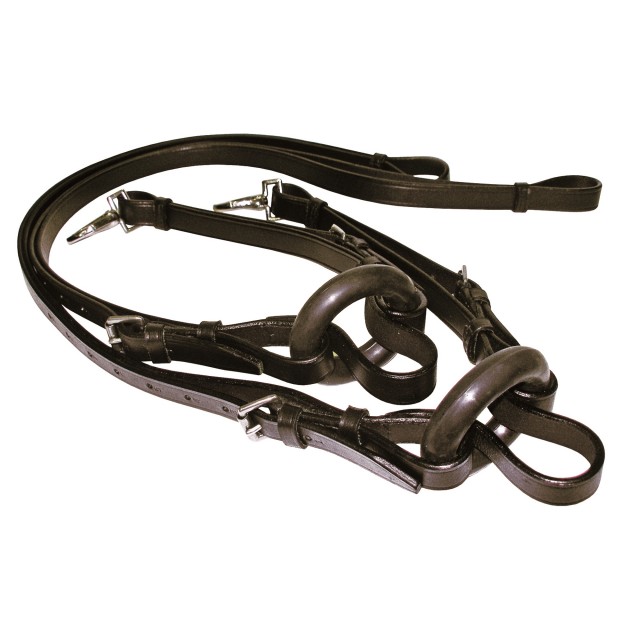 JHL Leather Side Reins (Brown)