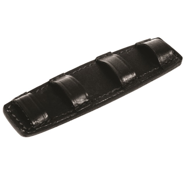 JHL Leather Curb Chain Guard (Black)