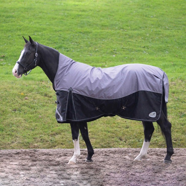 Masta Turnoutmasta 200g High Neck Turnout Rug Black Wychanger Barton