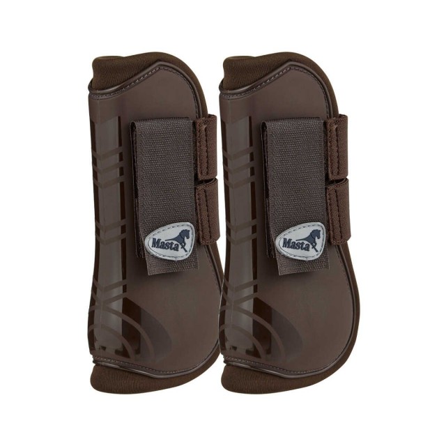 Masta Deluxe Open Tendon Boots (Brown)