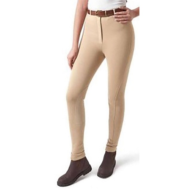 Harry Hall Ladies Chester GVP Tex Jodhpurs (Beige)