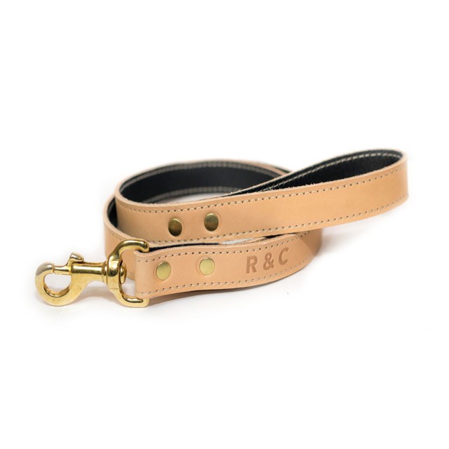 Ralph & Co Verona Leather Dog Lead (Oyster)