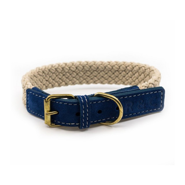 Ralph & Co Flat Rope Dog Collar (Blue)