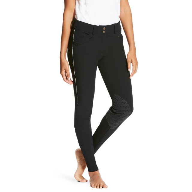 Ariat Women's Ranier Grip Knee Patch Breeches (Black)