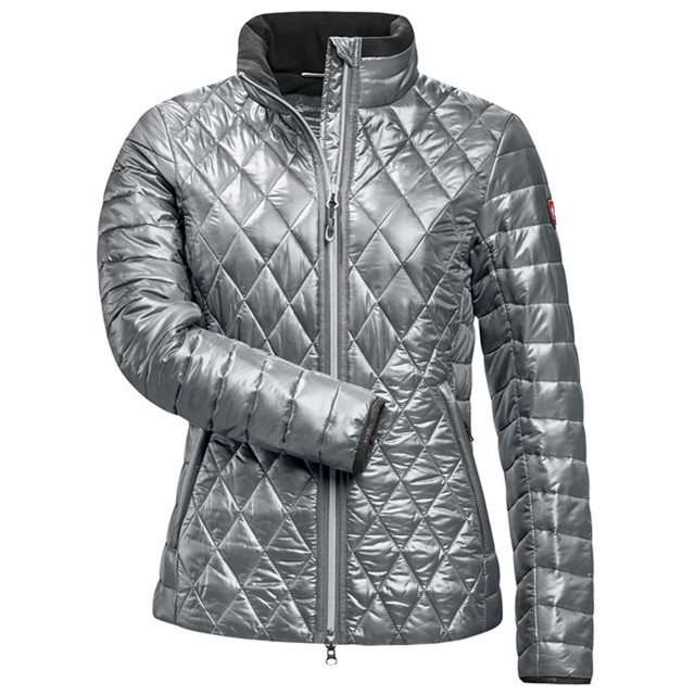Cavallo Ladies Lizzy Quilted Jacket (Silver)