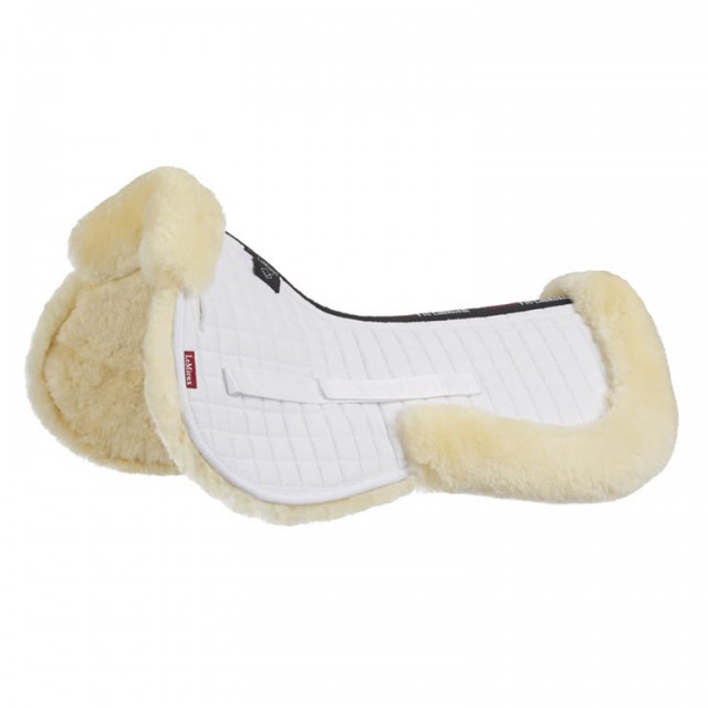 LeMieux Lambskin Half Pad (Natural/White)