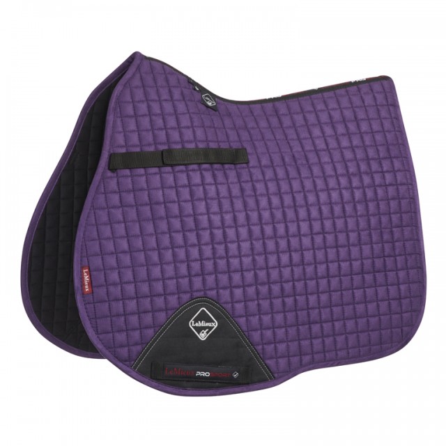 LeMieux GP Suede Saddlepad (Blackcurrant)