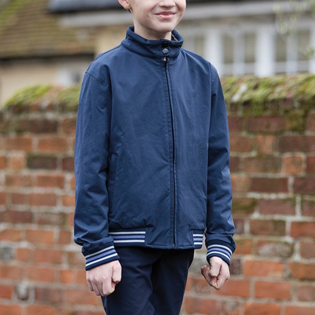 Mark Todd Child Sports Bomber Jacket (Navy)