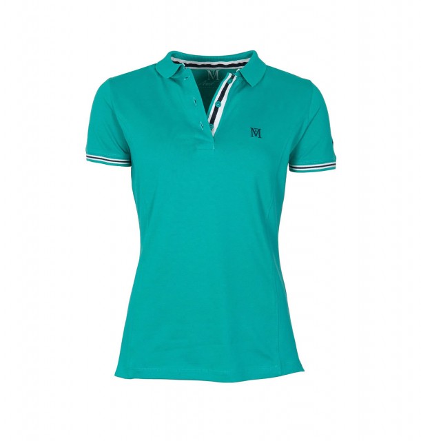 Mark Todd Women's Polo Shirt (Jade/Navy)