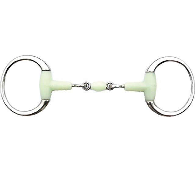 JHL Pro Steel Flexi Eggbutt Peanut Joint Snaffle