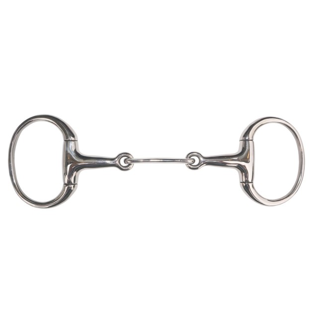 JHL Pro Steel Dr. Bristol Eggbutt Large Plate Snaffle