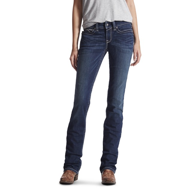 Ariat Women's R.E.A.L Straight Icon Jeans (Ocean)