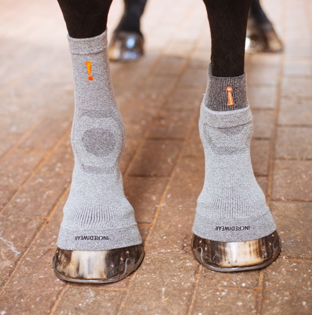 Incrediwear Equine Circulation Hoof Socks (Grey)