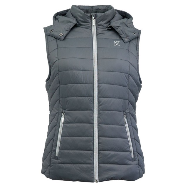 Mark Todd Women's Winter Padded Gilet (Grey/Silver)