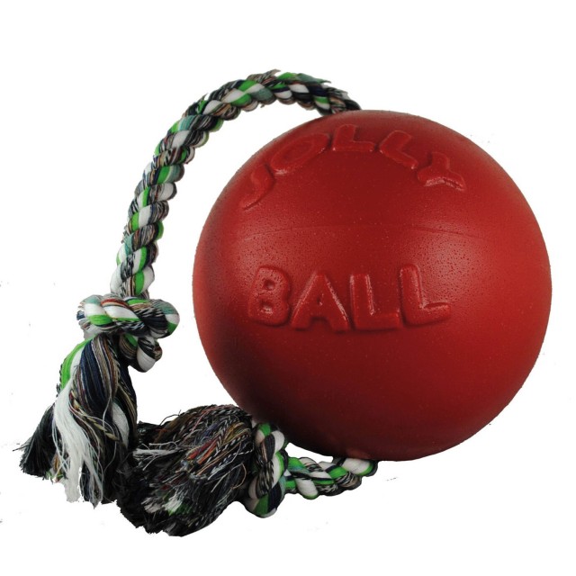 Jolly Pets Romp-N-Roll Jolly Ball (Red)