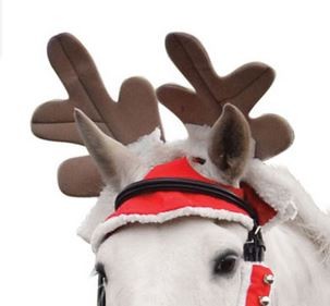 Hy Christmas Reindeer Antlers (Red/White/Brown)