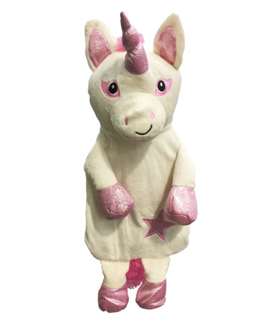 Unicorn Hot Water Bottle (Pink)