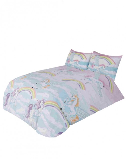 Unicorn Printed Single Duvet Set