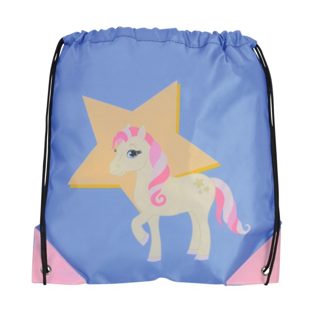 Little Rider Star in Show Drawstring Bag  (Regatta Blue)