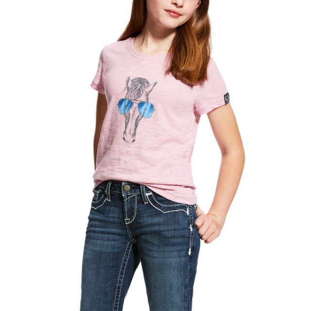 Ariat (Sample) Girl's Haberdashery Tee (Lilac Pearl)