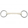 Korsteel Flexi Loose Ring Mullen Mouth Snaffle Bit (Ivory)