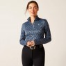 Ariat Women's Prophecy 1/4 Zip Baselayer (Sargasso Sea)