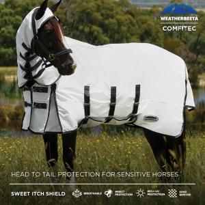 Keep your horse comfortable and protected all summer long with WeatherBeeta fly rugs, available at Wy...